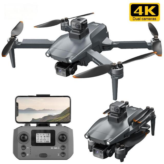 High Quality L600 PRO MAX Drone 4K HD Dual Camera Laser Obstacle Avoidance 5G WIFI Foldable Brushless Motor Plastic Christmas