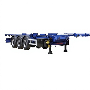 Semirremolque Esqueleto de 3 Ejes, 40 Pies/45 Pies, Chasis de Acero para Contenedores, para Transporte Logístico - Product Image 1