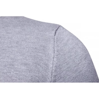 Pull-over slim fit anti-rides pour homme, couleur unie, hiver, vente en gros