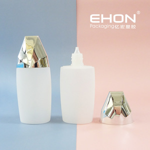 ขวดพลาสติกคุณภาพสูงราคาประหยัด ขวดรองพื้นเครื่องสำอางแบบเจลซิลิกาผสมกลิตเตอร์ หัวฉีดแบบแหลม พิมพ์ลายด้วยความร้อน - Product Image 6