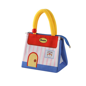 Lunch Bag Insulated Waterproof Oil Proof Easy Clean For Office Workers Take Meal To Work Flannel PEVA Lining - Product Image 5
