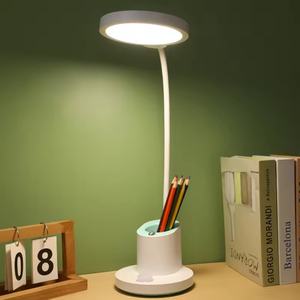 Lámpara de Escritorio LED Moderna, Recargable, Portátil, con Luz Nocturna y Porta Lápices, Cuidado para la Vista - Product Image 2
