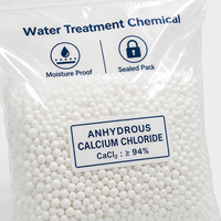 Chlorure de calcium anhydre de haute pureté, poudre blanche, matière première chimique
