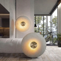 Lampe murale LED de chevet de luxe nordique en marbre naturel espagnol, design moderne, pour chambre et salon, garantie 3 ans