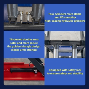 Araba asansörü taşınabilir hidrolik orta kaldırma makaslı tip araba asansörü - Product Image 5