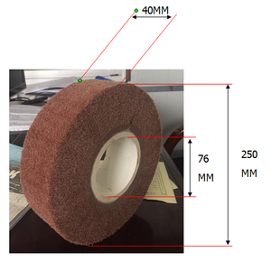 7447 Prezzo di fabbrica di Alta Qualità Abrasivo Non Tessuto In Fibra di <span class=keywords><strong>Nylon</strong></span> Ruota Pattina Lucidatura Lucidatura Ruote Per in acciaio inox lucidatura Rettifica - Product Image 6