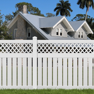 Clôture semi-privée en vinyle pour chevaux, 1,83 m de haut x 2,44 m de large, clôture de sécurité traitée thermiquement - Product Image 2