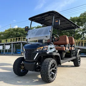 Lithium Battery Solar Electric Golf Cart Electric Four-wheel Cart CE Certification