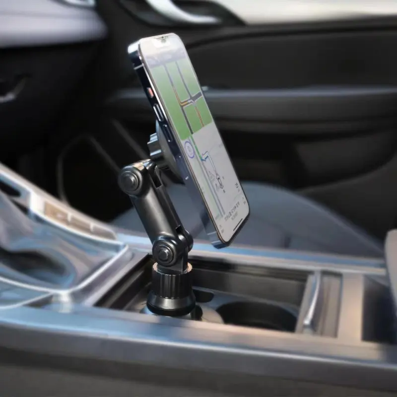 Mobiele Accessoires Gsm Houder Verstelbare Telescopische Arm Auto Cup Mount Plastic Ondersteuning Voor Houder Mobiele Telefoon