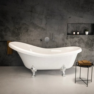 <span class=keywords><strong>Bañera</strong></span> <span class=keywords><strong>con</strong></span> <span class=keywords><strong>patas</strong></span> de acrílico independiente moderna, diseño pequeño clásico <span class=keywords><strong>con</strong></span> 4 <span class=keywords><strong>Patas</strong></span> de aluminio cromado, <span class=keywords><strong>bañera</strong></span> de hidromasaje <span class=keywords><strong>para</strong></span> <span class=keywords><strong>Baño</strong></span> - Product Image 6