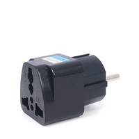 Adaptateur de prise universelle pour voyage en Europe, Espagne, Russie, Israël, Italie, convertisseur de prise AU, UK, US vers prise EU