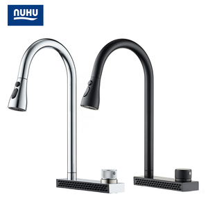 <span class=keywords><strong>Grifo</strong></span> de <span class=keywords><strong>Cocina</strong></span> Extraíble Moderno de Acero Inoxidable 304 con Rociador Multifuncional y Manguera Trenzada de Nailon, <span class=keywords><strong>Grifo</strong></span> Mezclador Tipo Cascada para Fregadero - Product Image 4