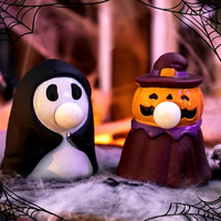 Lanterne citrouille en plastique, jouet pour enfants, style dessin animé, jouets anti-stress Halloween pour enfants