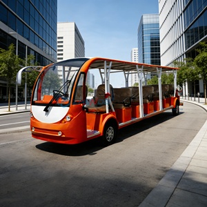 Autobús Eléctrico de Alta Calidad para Turismo, 23 Pasajeros, Ahorro de Energía, Autobús de Transporte Personalizable para Hoteles y Resorts - Product Image 3