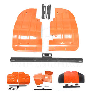 OEM Micro Tiller Machine Guardabarros rojo Cubierta de metal Cultivador Accesorios Mini Tractor Maquinaria agrícola Repuestos Material de acero - Product Image 2