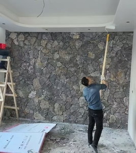 Diseño moderno de revestimiento de pared de piedra natural para exteriores Villa Hotel y <span class=keywords><strong>apartamento</strong></span> pavimentación estilo de piedra irregular - Product Image 6