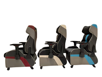 Canapé de jeu professionnel en cuir personnalisé avec design ergonomique - dossier et soutien lombaire réglables pour les joueurs professionnels