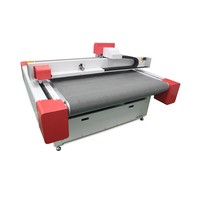 CNC Automatische Oszillierende Servomotor-PLC-Karton-Schneidemaschine für KT-Platten und digitale Schablonen