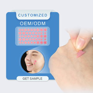 Patchs anti-acné en forme d'étoile, patchs décoratifs pour boutons pour les Génération Z, patchs hydrocolloïdes pour imperfections du visage et du corps, imperméables - Product Image 1