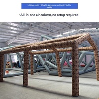 Tentes de camping gonflables portables et imperméables de grande taille, nouveau design, pour le camping en plein air, fournies par le fabricant