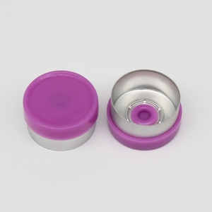 Tapa de Botella Farmacéutica Lisa Violeta de 13 mm, Sello de Tapa Desprendible, Fabricante - Product Image 2