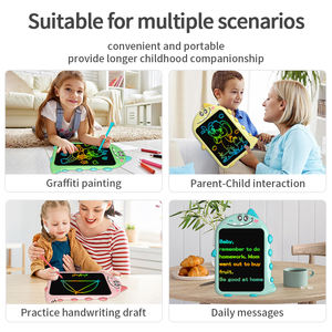 Produits de sécurité pour bébé <span class=keywords><strong>Ardoise</strong></span> électronique Effacement <span class=keywords><strong>magique</strong></span> Dinosaure Tablette LCD Bloc-notes de sécurité pour enfants avec double certification CPC EN71 - Product Image 3