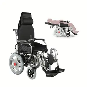 Электрическое Кресло-каталка с электродвигателем для инвалидной коляски Lithim Batary мощностью 400 Вт, вилка мощностью 2021, уличный двойной мотор мощностью 250 Вт