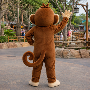 Costume de Mascotte Singe Mignon Personnalisé Pas Cher du Fabricant Shengye pour Fêtes, Parcs à Thème <span class=keywords><strong>et</strong></span> Accessoires de Dessins Animés - Product Image 2