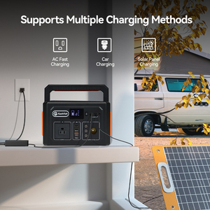 800W Portable Solar Lithium Ion MPPT Power Station With Jump Flashlight for Camping Home Use Car Compatible K53 Cost of Solar Po - Product Image 6