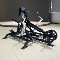 Machine de rangée assise chargée de plaque d'entraînement de force d'exercice de dos d'équipement de gymnase commercial