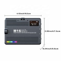 Caméra vidéo de photographie éclairage rvb Mini panneau lumineux LED bicolore pour Selfie Tiktok maquillage conférence jeu