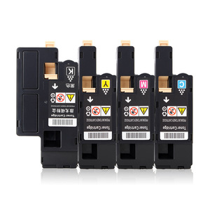 Cartouches de toner compatibles pour imprimante laser Dell C1660W, ensemble complet, couleur noir, cyan, magenta, jaune - Product Image 1