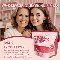 Complément alimentaire en gommes probiotiques à double action prébiotique et probiotique - 50 mg de canneberge, pour l'équilibre du microbiome