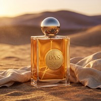 Botella de Perfume de Vidrio Vacía de 100 ml, con Tapa Esférica y Pared Gruesa, Suministro al por Mayor Directo de Fábrica, Etiqueta Privada Personalizada