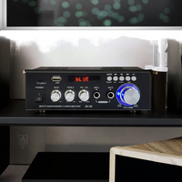 Système de son home cinéma professionnel AV20 avec USB/TF/Mixeur Bluetooths Haut-parleur audio numérique Alimentation électrique CA