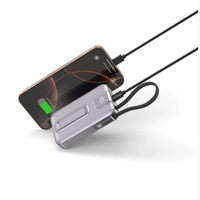 Nouvelle arrivée, chargeur sans fil magnétique avec câble intégré 10 000 mAh, charge rapide 22,5 W, sortie multi-ports, batterie externe