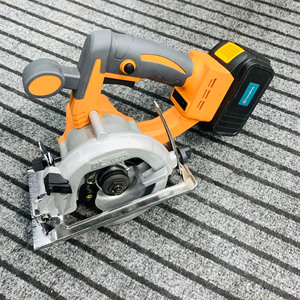 5 Inches Brushless Lithium Circular Saw Rechargeable Cordless Circular Saws Portable <b>Cutting</b> Tools <b>Machine</b> Orange LQ02 - Product Image 6