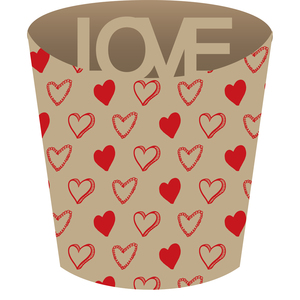 Canada vacanza lascia vaso di carta impermeabile fioriera con rivestimento in plastica - Product Image 4