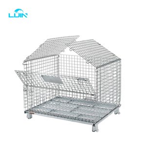 Custom-made Mesh Warehouse Metal Roll Storage Cage Rack