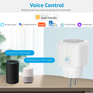 Smart Home Tuya Matter EU 16A Smart Socket, <b>WiFi</b> Energy Consumption Monitoring, HomeKit Siri Voice & Remote Control - Product Image 3