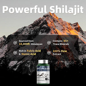 Shilajit asli Label pribadi Ultra Kapsul murni Himalaya Shilajit + ekstrak Herbal pil potensi Optimal untuk kekebalan & vitalitas - Product Image 4