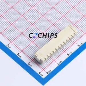 ZX-HA2.54-12PWT Wire-to-Board Pin Header SMD,P=2.54mm,Horizontal Mount Connector 1x12P 2.5mm Horizontal Mount XHB - Product Image 2