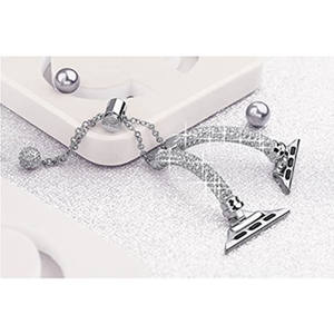 <span class=keywords><strong>Bracelet</strong></span> pour <span class=keywords><strong>Apple</strong></span> <span class=keywords><strong>Watch</strong></span> de femmes, en diamant scintillant, de 41mm <span class=keywords><strong>40mm</strong></span> 38mm série 7 <span class=keywords><strong>SE</strong></span> 6 5 4 3, - Product Image 4