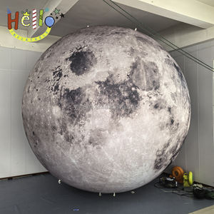 Globo Lunar Gigante Inflable Personalizado de Gran Tamaño, Globo Planetario Inflable con Luz LED - Product Image 2