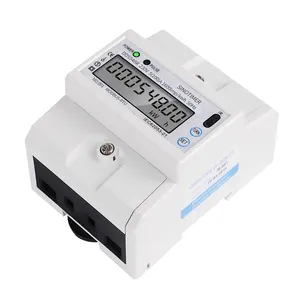 Hot Verkoop Binnenlandse Modbus Rs485r 230V Ac Elektriciteitsmeter Eenfasige Energiemeter Datarecorder Elektriciteitsmeter