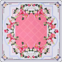 Tapis de Mahjong tropical de luxe, pliable, antidérapant, imperméable, housse de table de jeu, motif floral jungle tigre, pour 4 joueurs