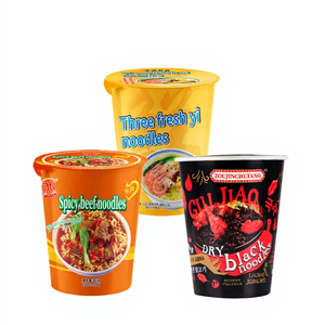 Nouilles instantanées Halal en vrac de l'usine chinoise, <span class=keywords><strong>à</strong></span> base de farine de blé, faibles en sodium, livraison rapide, nouilles instantanées frites pour <span class=keywords><strong>soupes</strong></span> chaudes - Product Image 1