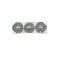 Lot de 3 miroirs muraux décoratifs en plastique ajouré, style Art Déco, écologiques, réglables et durables, pour décoration murale de ferme