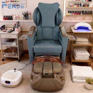 Poltrone Pedicure di Lusso Moderne Senza Tubi, Comode Poltrone Massaggianti per Spa Piedi, Arredamento per Centri Estetici - Product Image 4