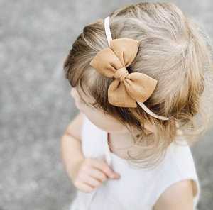 <span class=keywords><strong>Fascia</strong></span> per Capelli in Lino Rosso Personalizzata per Bambina, Fiocco Natalizio Rosso, <span class=keywords><strong>Fascia</strong></span> per Capelli in Lino per <span class=keywords><strong>Neonata</strong></span> - Product Image 3